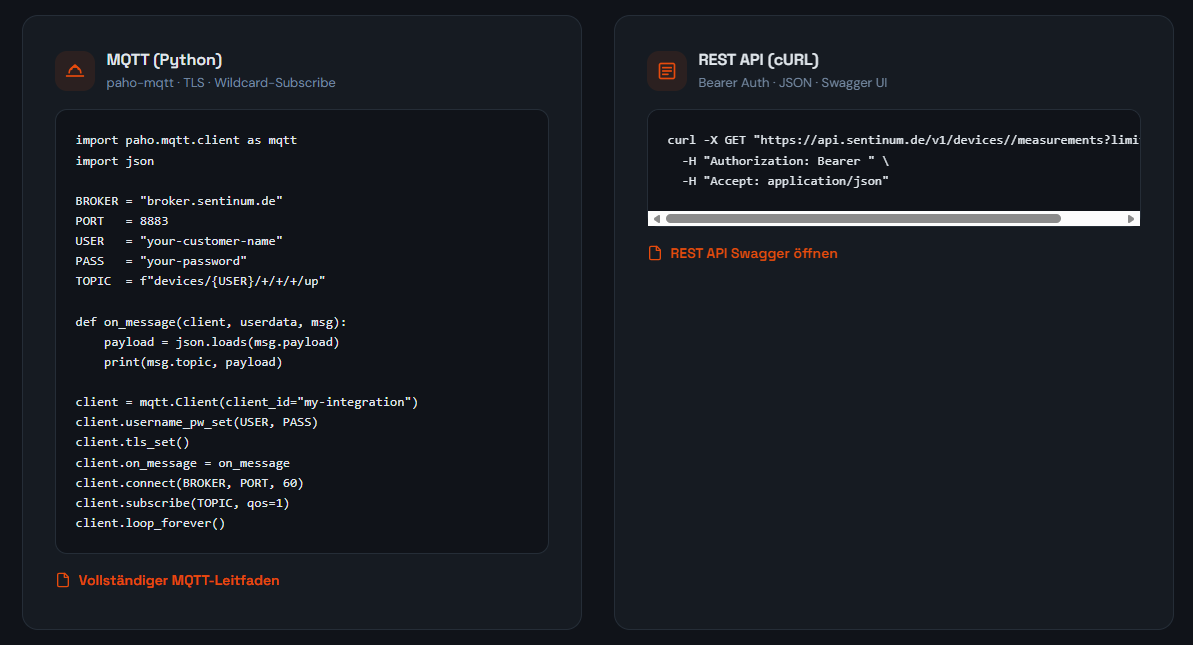 REST API und Webhook Integration